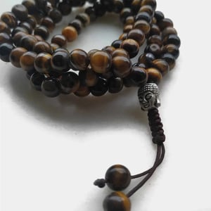 MP001 Mala Tiger Eye Buda 2