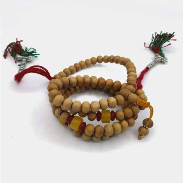 MM004 Wooden Mala with Resin Separator 3
