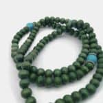 MM006 Turquoise Wooden Mala Green