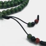 MM006 Turquoise Wooden Mala Green 2 1