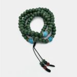 MM006 Turquoise Wooden Mala Green 4
