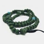 MM006 Turquoise Wooden Mala Green 5