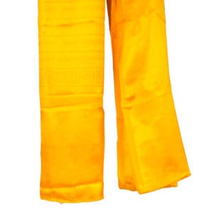 RO004 Silk Katha with 8 Auspicious Symbols Yellow