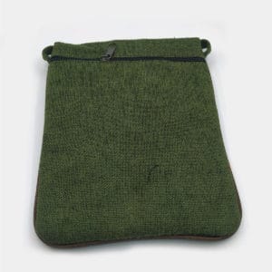RO013 Dark Green Hemp Shoulder Bag 1