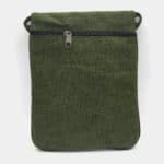 RO013 Dark Green Hemp Shoulder Bag 3