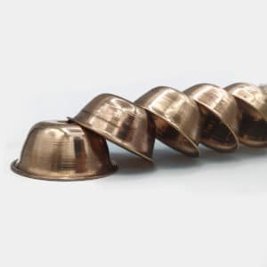 AL014 Set of 7 Copper Offering Bowls 9cm 2