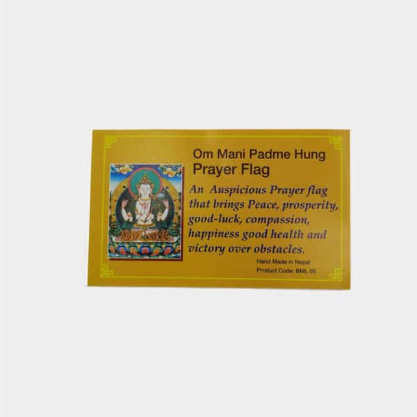 BA001 Prayer Flag Buddha of Compassion 1