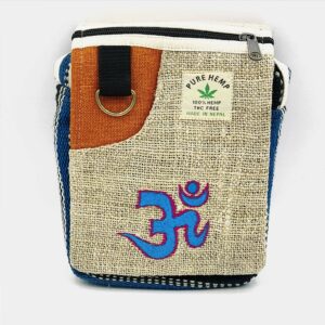 RO023 100 Natural Shoulder Bag with 2 zip A 3
