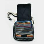 RO023 100 Natural Shoulder Bag with 2 zip B 1