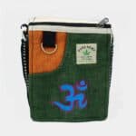 RO023 100 Natural Shoulder Bag with 2 zip B 2