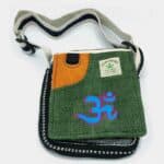 RO023 100 Natural Shoulder Bag with 2 zip B 4