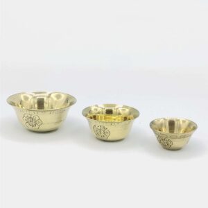 Set Of 7 Offering Bowls with Engravings 1