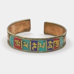 Sculpted Bracelet Mantra Om Mani Padme Hung 1