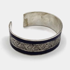 Tibetan Filigree Bracelet Lapis Lazuli 1