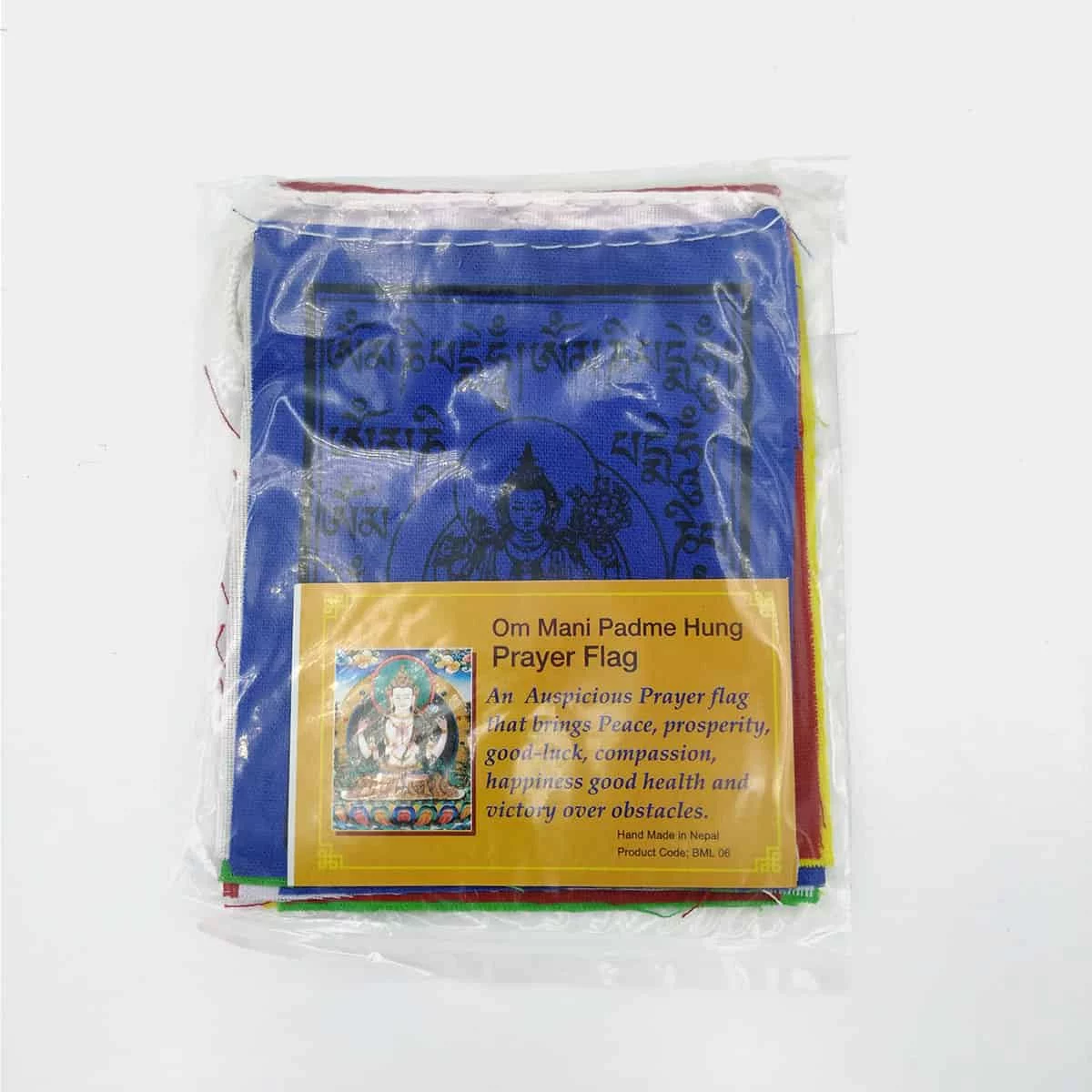 BA001 Bandeira Om Mani Padme Hum 1