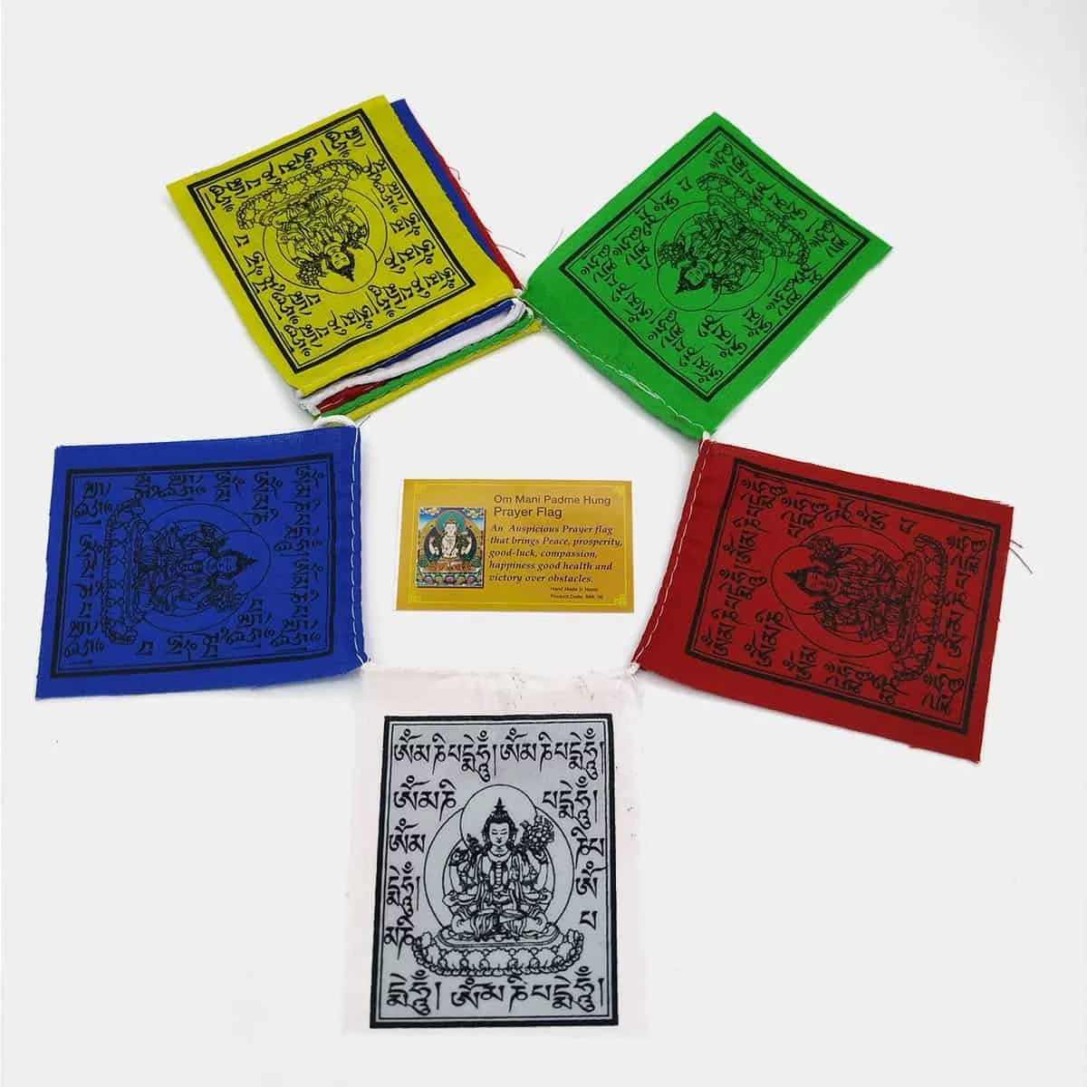 BA001 Bandeira Om Mani Padme Hum