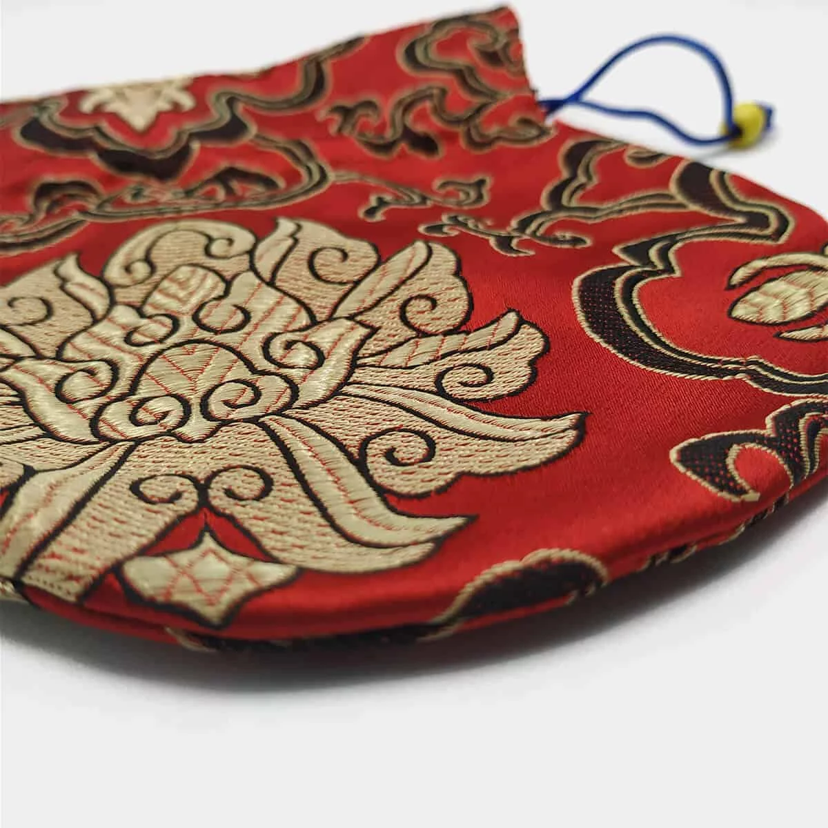 BM005 Bolsa de Seda Media Vermelha 1