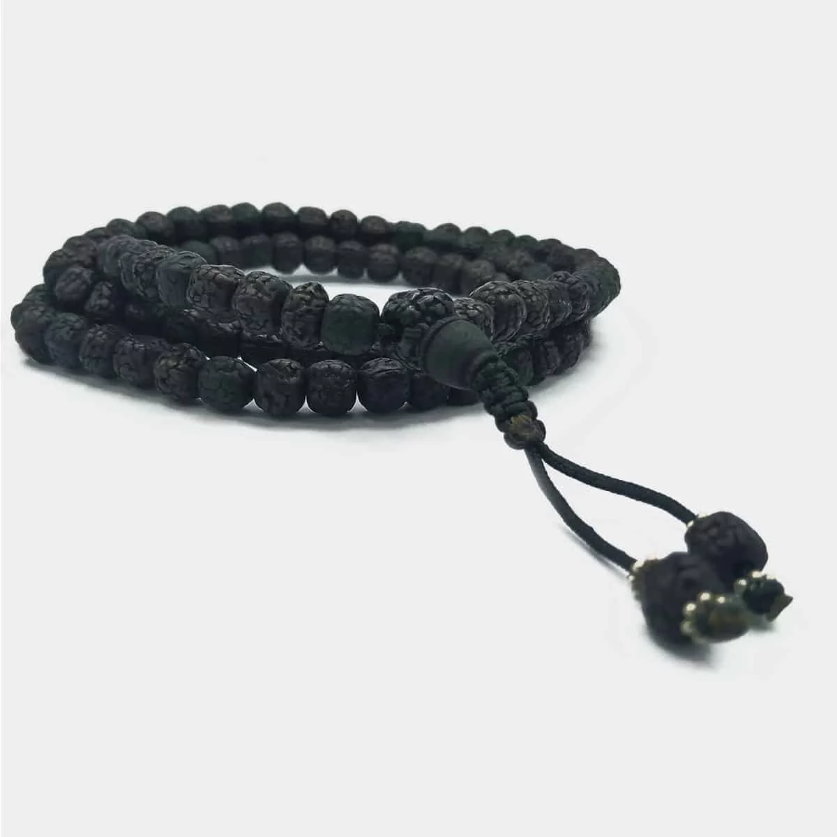 Mr005 Mala De Rudraksha 5 Caras Preto 8Mm 6