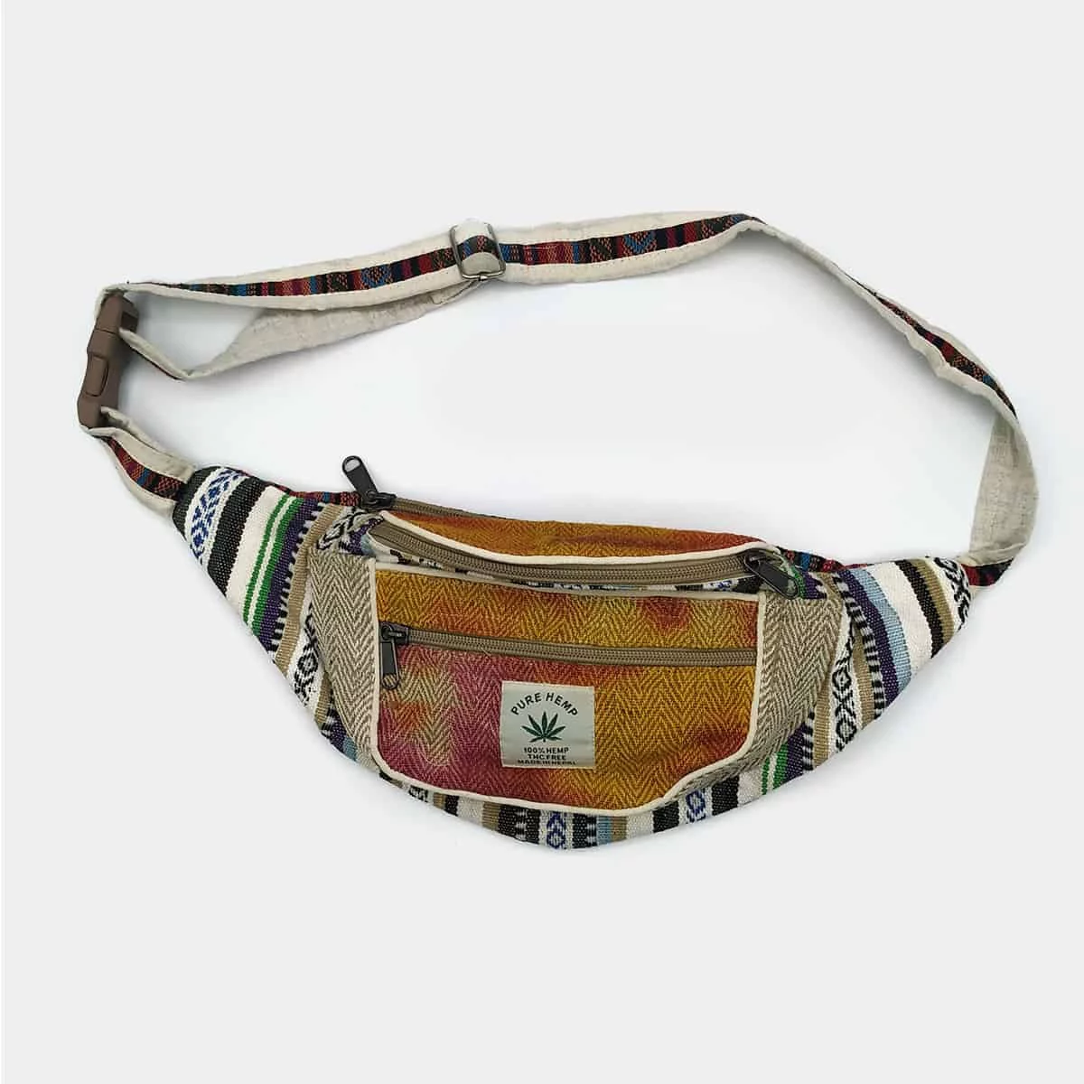 RO011 Bolsa de Cintura em Canhamo 1