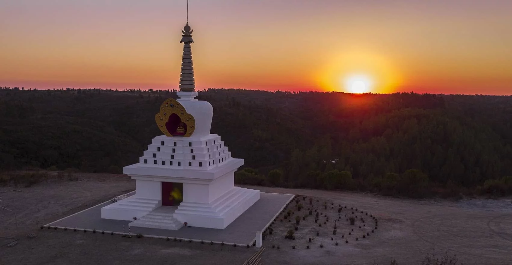 Stupa Sunset