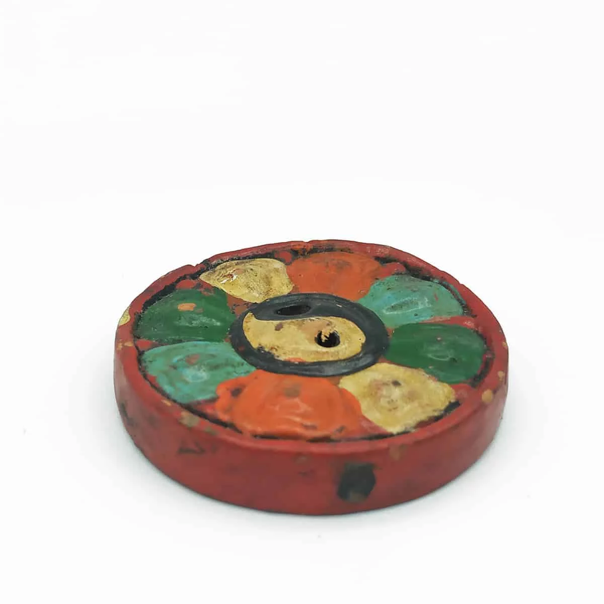 IN051 Queimador de Incenso Yin Yang em Barro 3