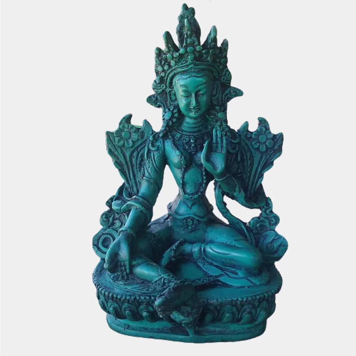 Estatua em Resina Tara Verde