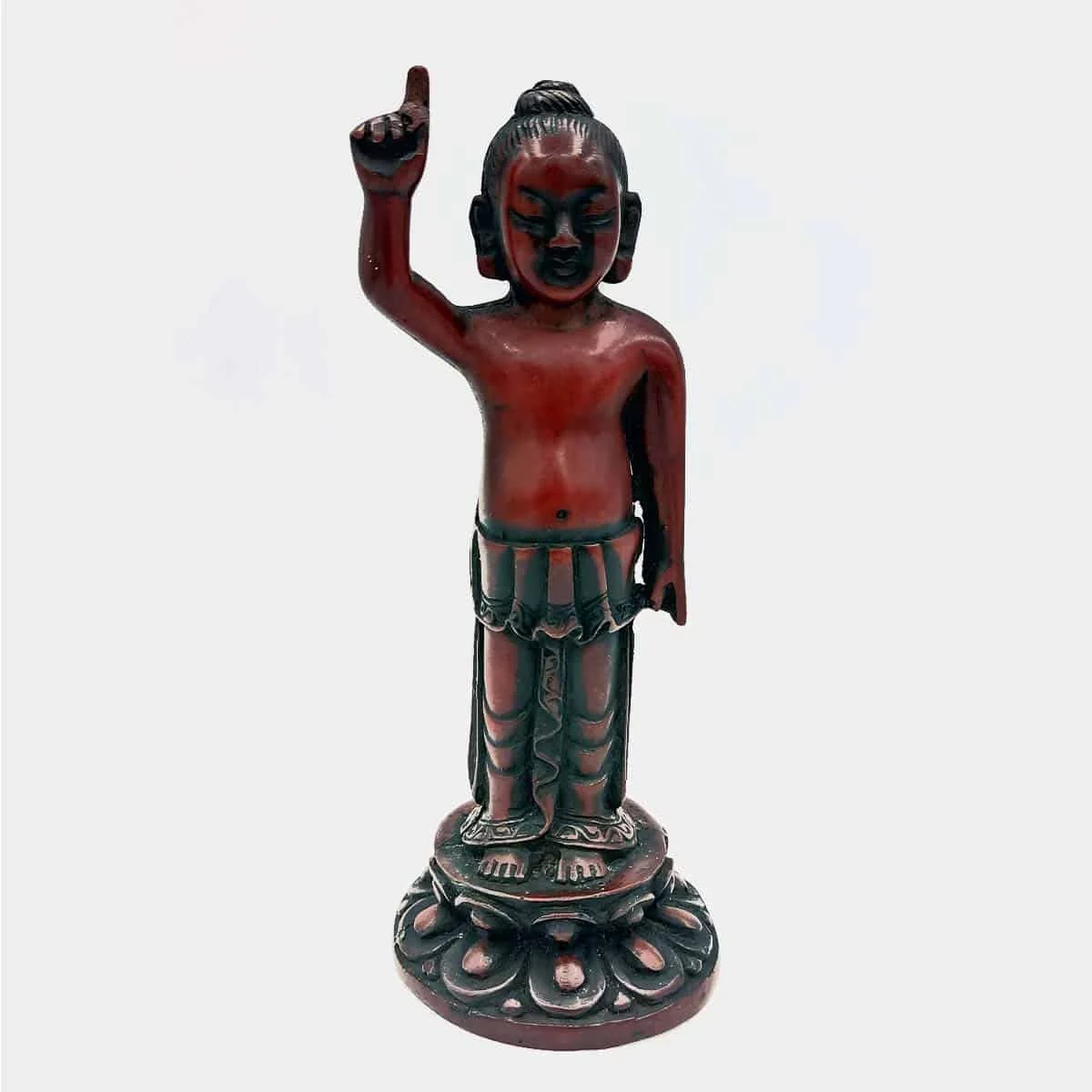 Estatua do Buda Bebe Lumbini em pe