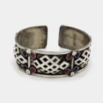 Pulseira em Metal Branco Nó da Interdependência