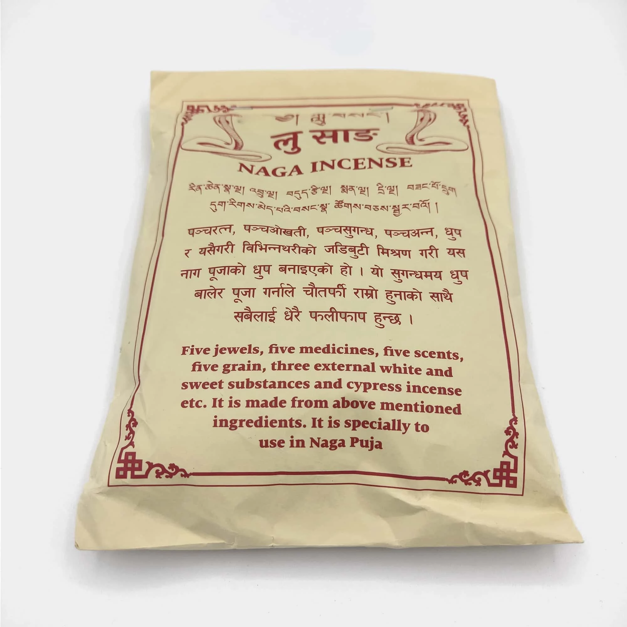 Incenso para Ofrenda aos Nagas