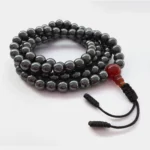 Mala de Meditação em Hematita Feito à Mão